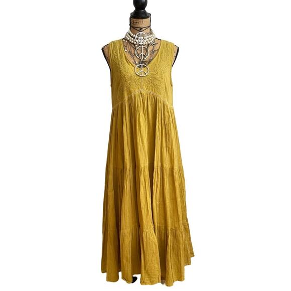 talisman Dresses & Skirts - TALISMAN women's 100% cotton maxi sleeveless dress - Australia - SIZE M - MEDIUM